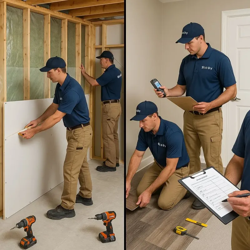Repairs and Reconstruction process in Shady Hollow, TX