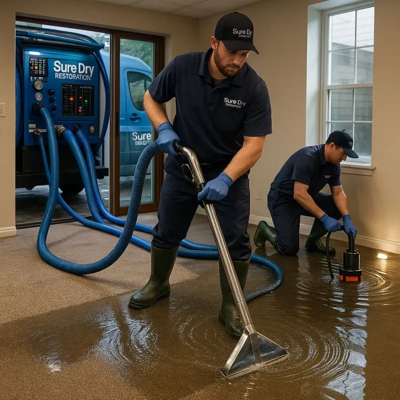 Water Extraction and Removal process in Shady Hollow, TX